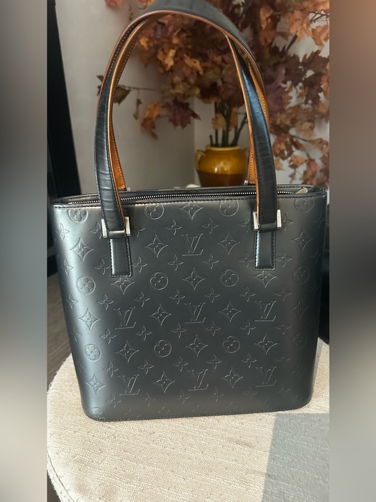 Louis Vuitton Handbags - AUTHENTIC LOUIS VUITTON MAT STOCKTON VERNIS SHOULDER TOTE BAG
